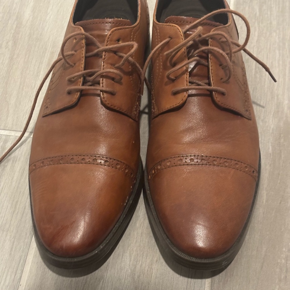 Cole Haan Brown Leather Oxford Shoes